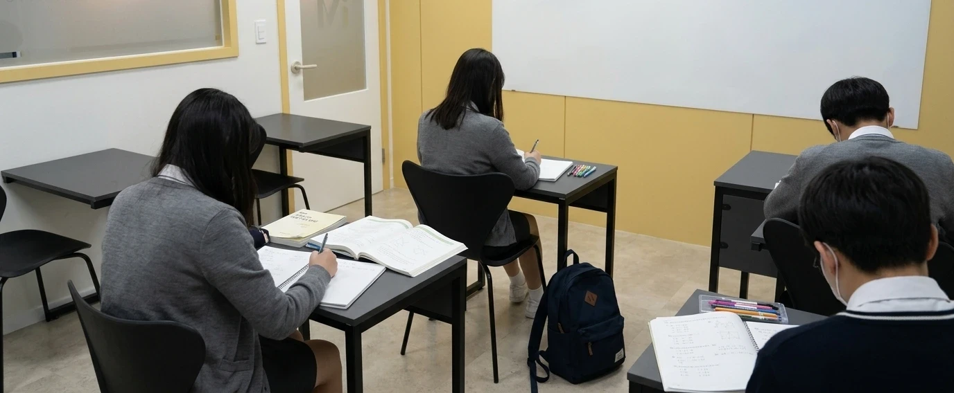 영감수학 내신 대비 수업 강의실